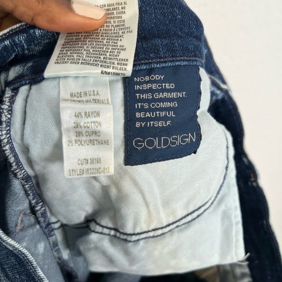 NWOT Goldsign Brigette High Rise Skinny Jeans - Picture 10 of 10